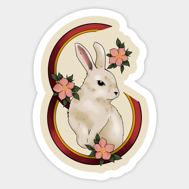 Year of the Rabbit Sticker by Gekko and the Samurai 
